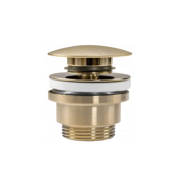 Rea universal click-clack stopper, brushed gold (S)