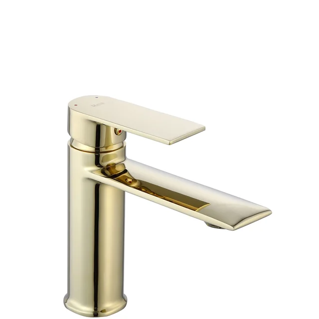 REA Veneta Gold Low Washbasin Faucet