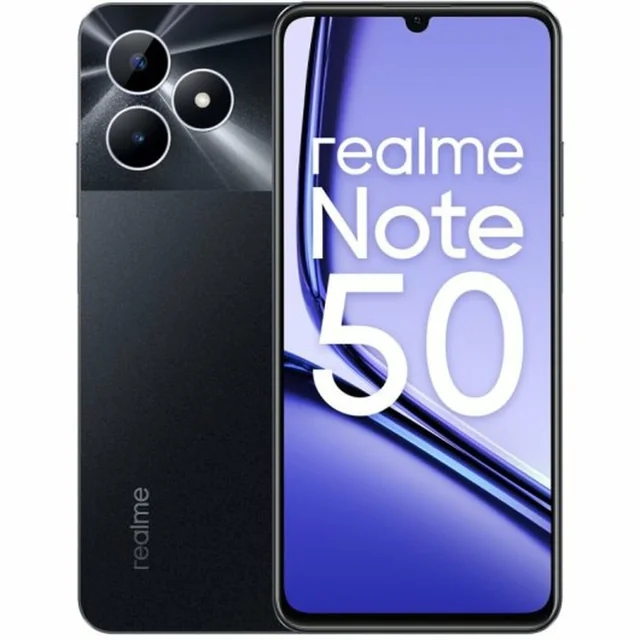 „Realme“ išmanieji telefonai 4 GB RAM 128 GB juodos spalvos