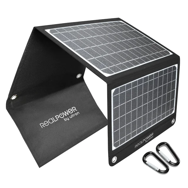 RealPower Solarpanel SP-22E 22 Watt 3 Painel Faltbar