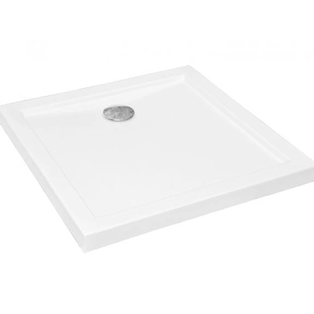 Receveur de douche carré Besco Aquarius Slimline 80 x 80 cm - EN SUPPLÉMENT 5% RÉDUCTION POUR LE CODE BESCO5