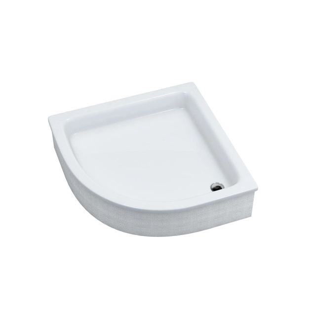 Receveur de douche en acrylique Stabilsound 90x90x26 / /12 semi-circulaire cm r55 Grawello