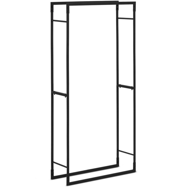 Rechteckiges Metall-Brennholzregal LOFT bis zu 35 kg 60 x 25 x 150 cm