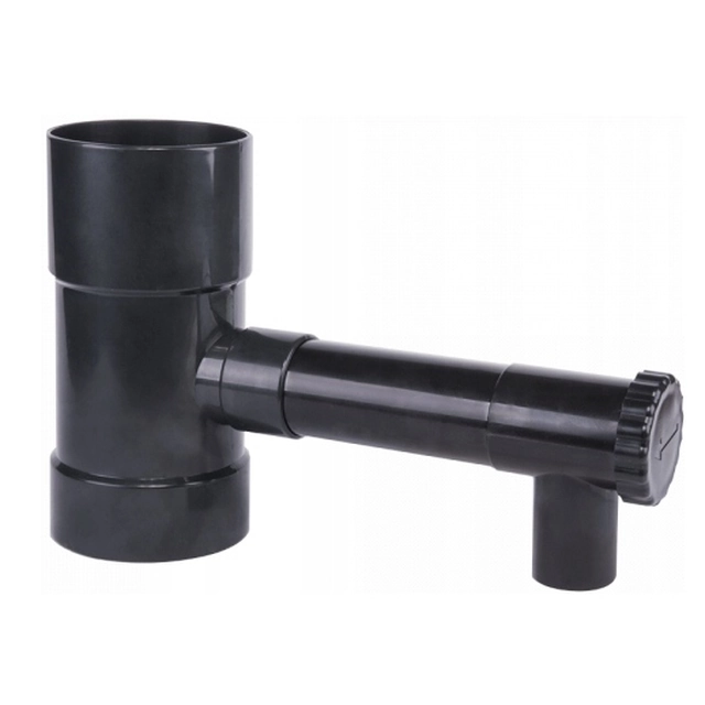 RÉCUPÉRATEUR D&#39;EAU DE PLUIE DE LA GOUTTIÈRE 100MM GRV GRAPHITE