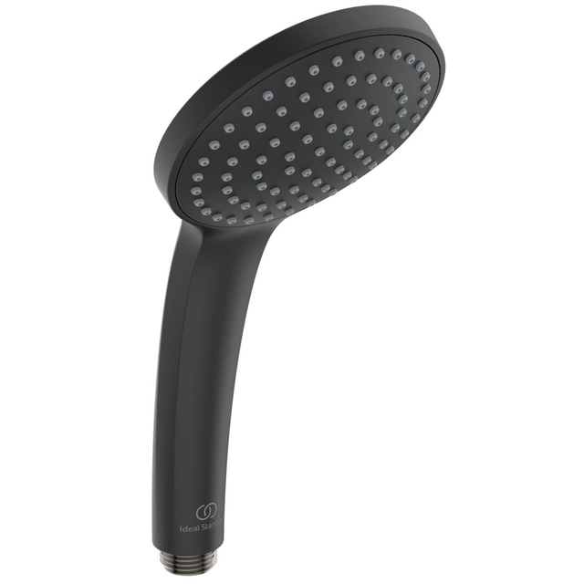Ręczna słuchawka prysznicowa Ideal Standard, IdealRain Soft M1 Ø100 mm, Silk Black, matowa czerń