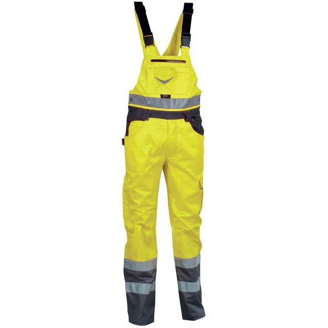 Reflective work trousers COFRA BRIGHT Color: Reflective yellow, Size: 64