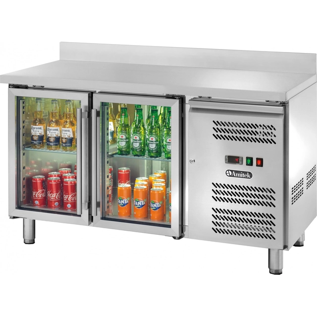 Refrigerador Bar para Bebidas 2-Drzwiowa 282l Amitek 1010037