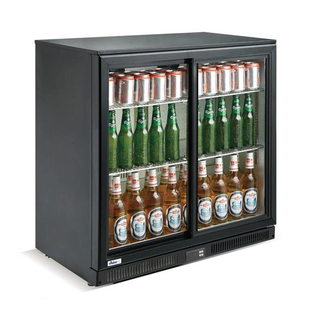 Refrigerador de barra de geladeira para bebidas 228l 2-Drzwiowa Hendi 233917