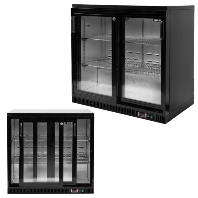 Refrigerador de bebidas de bar 2-Drzwiowa Yato Yg-05356