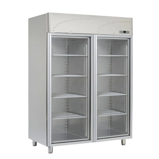 Refrigerated cabinet GN 2/1 | glazed | 1300l | RM GASTRO LS-140SV