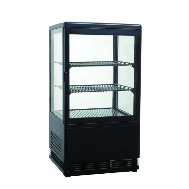 Refrigerated confectionery display case black RT-58L