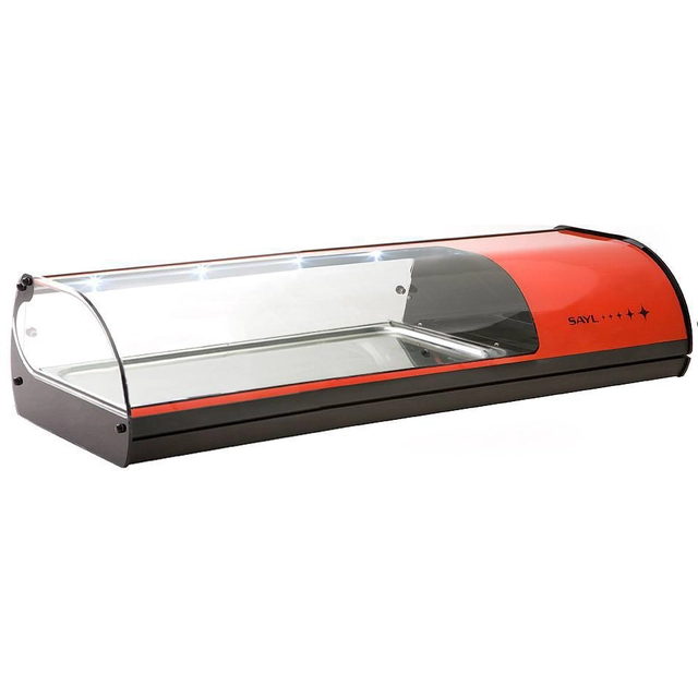 Refrigerated Display Case 1438 Mm Flat Bottom Red Sayl V6rp