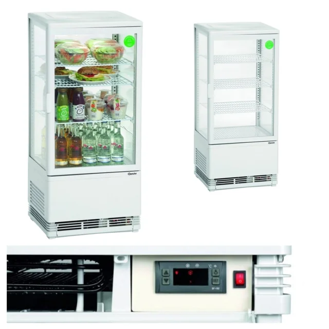 Refrigerated Display Case 78l 4-Poziomy White Bartscher 700578g