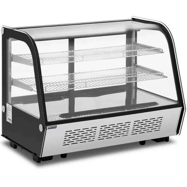 Refrigerated display case, glass, 3 horizontal 160 l