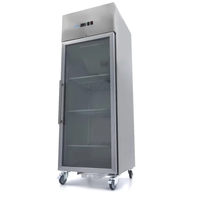 Refrigerated gastronomy cabinet with glass front 2/1 GN - 600l