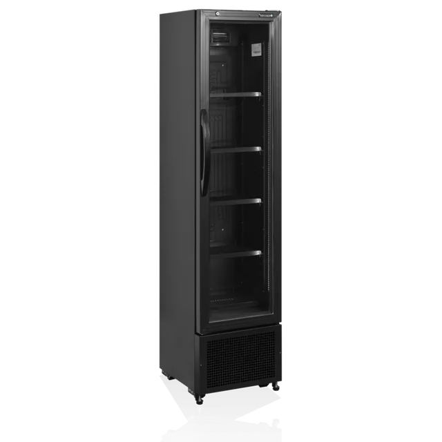 Réfrigérateur noir, armoire réfrigérante à bouteilles 182L FS176H Noir