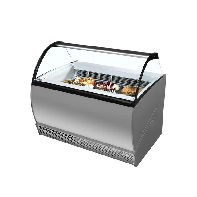 Réfrigérateur présentoir pour glace à la cuillère ISABELLA 10LX