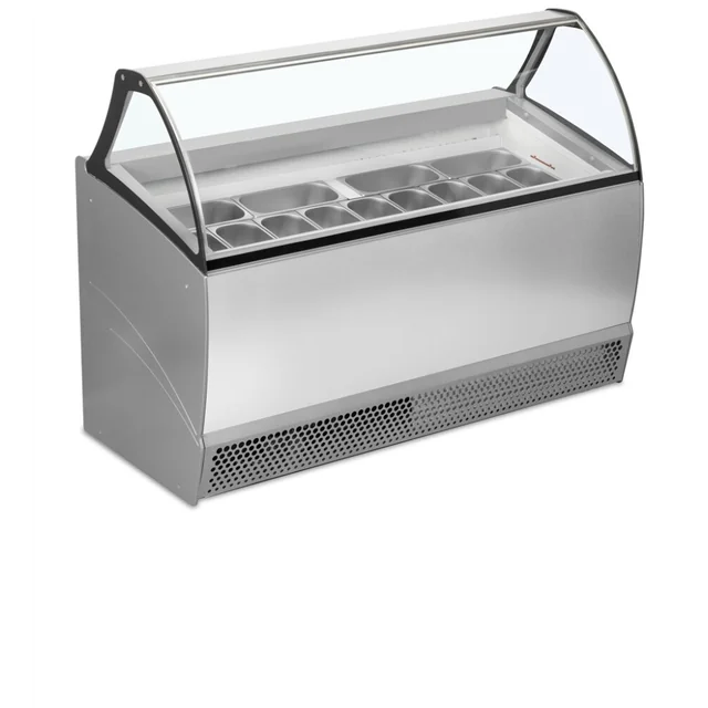 Réfrigérateur vitrine ventilé pour glace à la cuillère BERMUDA RV13