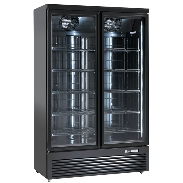 Refrigerating cabinet with glass DC1080BB | 1081 l | 1253x710x2003 mm