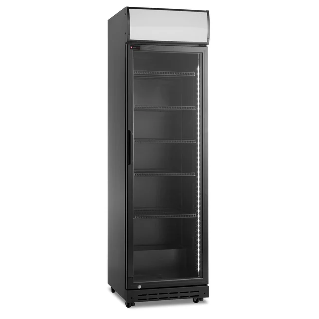 Refrigerating cabinet with glass SD420BE | 386 l | black (RQ419-BLACK)