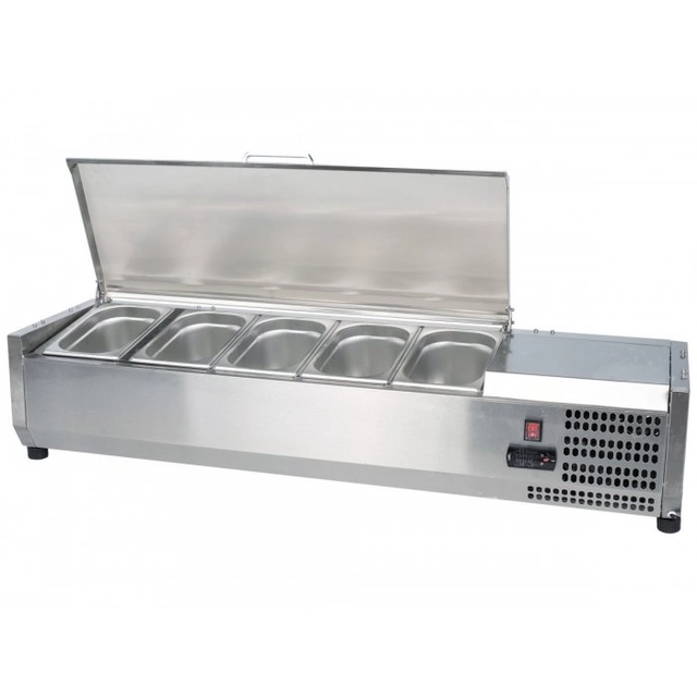 REFRIGERATOR EXTENSION WITH STAINLESS STAINLESS COVER 5XGN1/4 INVEST HORECA VRX120/33SN VRX120/33SN