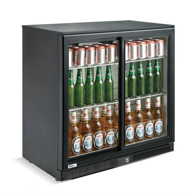 Refrigerator for drinks with 2 doors, 228 liters