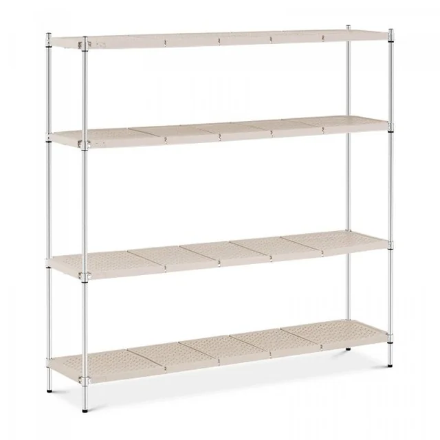 Regał metalowy - nakładki na półki - 1800 x 450 x 1800 mm Royal Catering 10011838 RCMR-1800P24