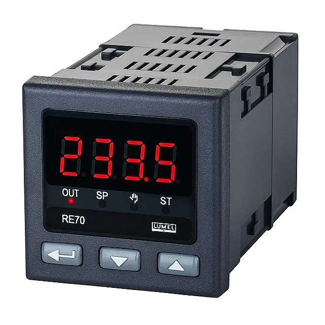 Regulátor Lumel RE70 00E0, RTD, TC, -200...1767°C, reléový výstup, 1x230 V a.c.