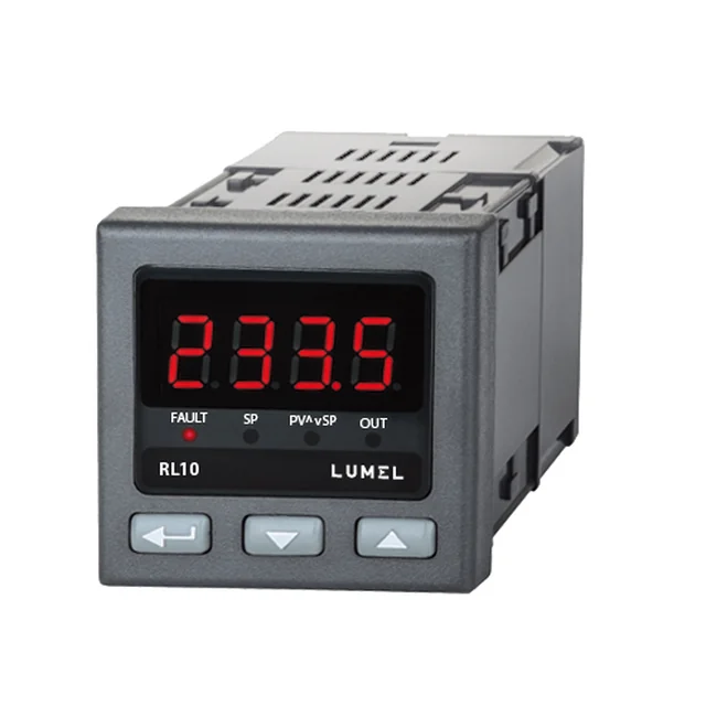 Regulátor Lumel RL10 00E0, RTD, TC, -200...1767°C, reléový výstup, 1x230 V a.c.