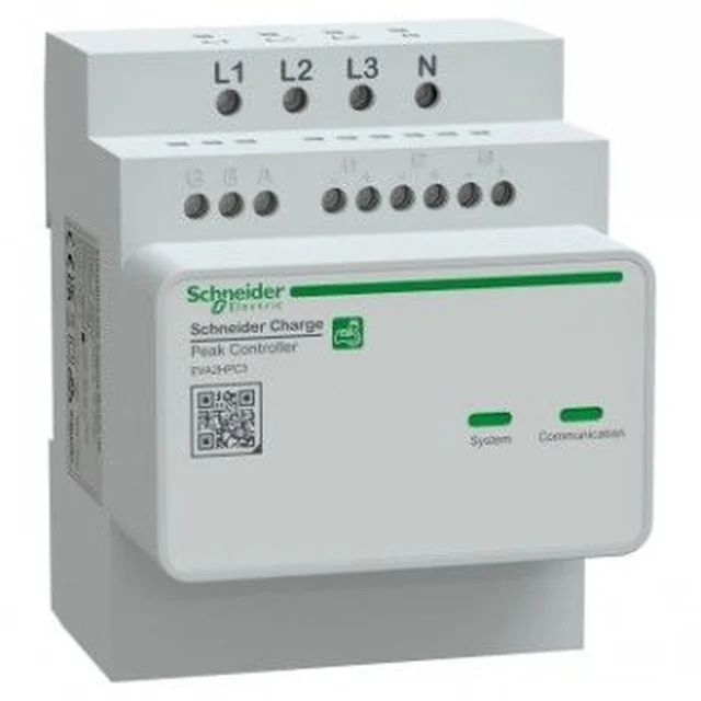 РЕГУЛЮВАЧ НАВАНТАЖЕННЯ SCHNEIDER ELECTRIC EVLINK, ЗАРЯД SCHNEIDER, 3P, МАКСИМАЛЬНО ДОЗВОЛЕНИЙ СТРУМ ЗАРЯДНОЇ СТАНЦІЇ АВТОМАТИЧНО ВСТАНОВЛЮЄТЬСЯ НА 50A