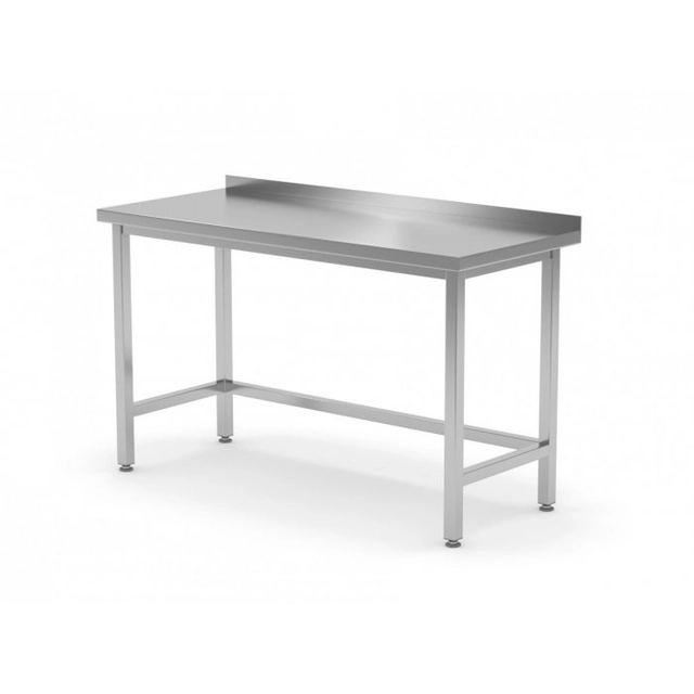 Reinforced wall table without shelf 1800 x 600 x 850 mm POLGAST 102186 102186