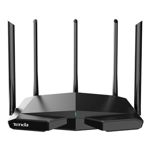 Reititin Wi-Fi 6e, AX5700 TriBand 2.4/5GHz/6GHz, 861+2402+2402 Mbps, 5x6dBi, 4 x Gigabit - TENDA TND-RX27-PRO