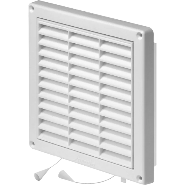 Rejilla de ventilación Awenta Style blanca T43 130x130mm