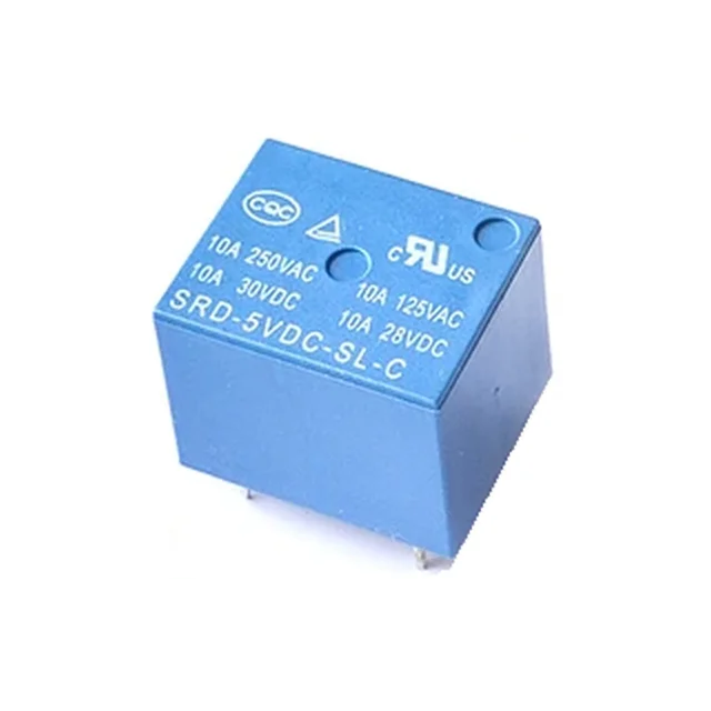 Relæ SRD-05VDC-SL-C 5-pin 10A 250VAC 5V