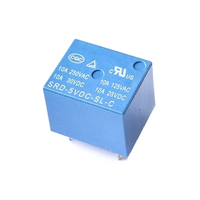 Relä SRD-05VDC-SL-C 5-pin 10A 250VAC 5V