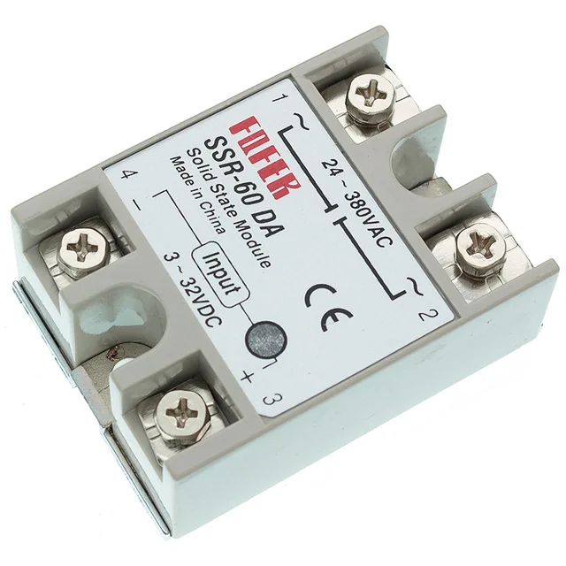 Relais Halfgeleider Contactor Foto SSR-60DA 32VDC 380VAC