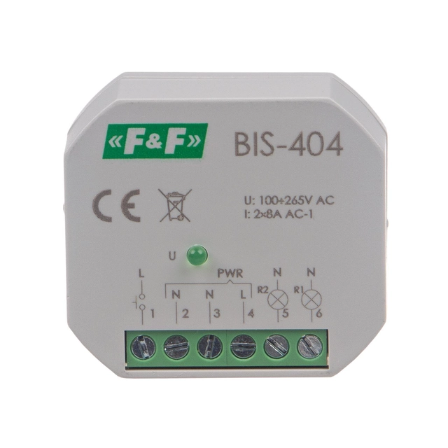 Relay BIS- 404 2x 5A for the box