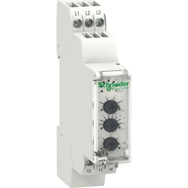 Relé de control multifunción Schneider Electric RM17-TE, rango 183..528 V CA RM17TE00