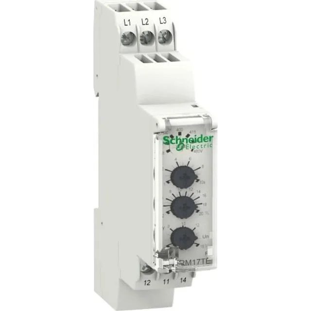 Relé de controle multifuncional Schneider Electric RM17-TE, faixa 183..528 V AC RM17TE00
