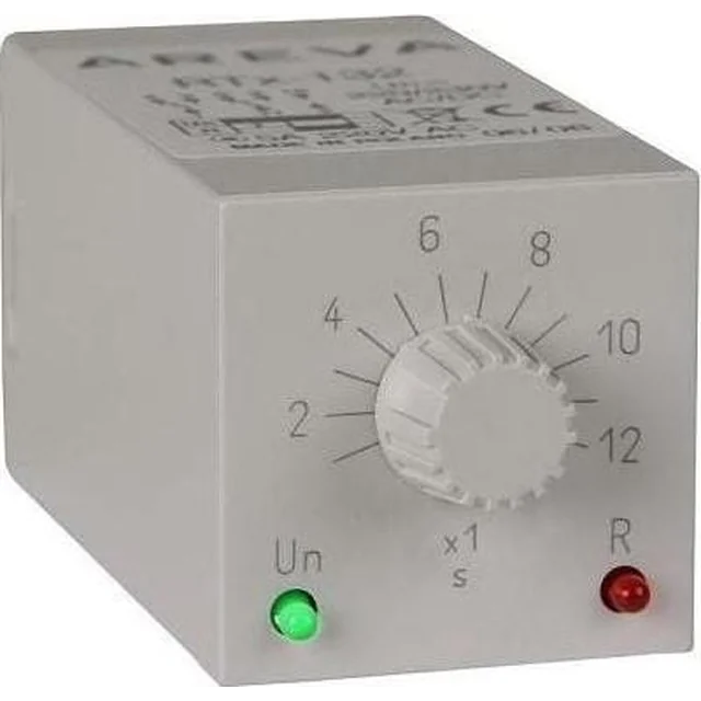Relé de tempo Schneider Electric 2P 5A 0,1-1,2sek 220-230V AC/DC com atraso de ativação RTx-132 220/230 1,2SEK (2002668)
