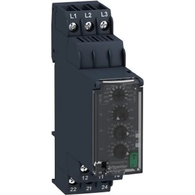 Relè di monitoraggio tensione Schneider Electric 3-fazowy 304-576V CA RM22TR33