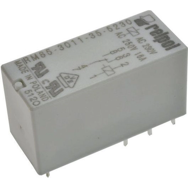 Relé miniatura Relpol 1P 16A 230V AC PCB (852281)