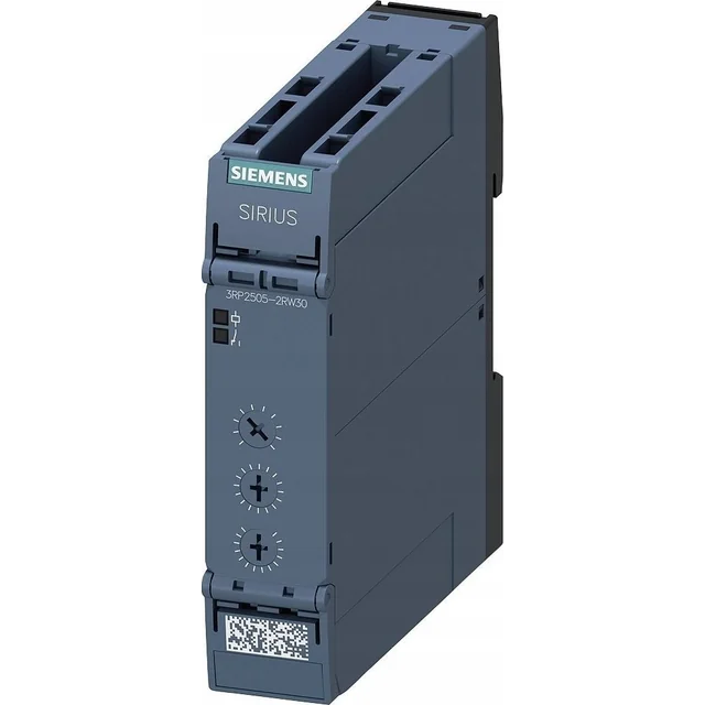 Relè temporizzato multifunzione Siemens Contatti 2P Funzioni 13 Contatti relè AC/DC 24...240 V 3RP2505-2RW30