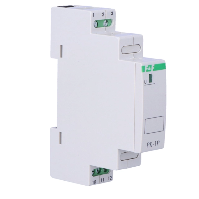 releu electromagnetic PK-1P 12V Contact AC/DC:1P I=16A, 1 modul