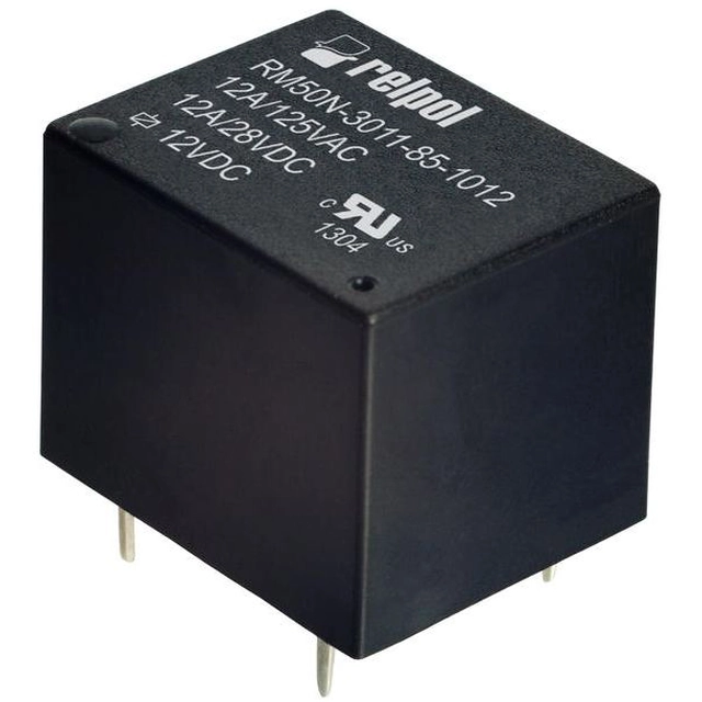 Relpol relé 1Z 12A tekercs 12VDc RM50N-3021-85-1012