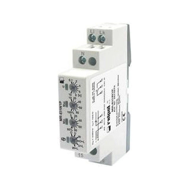 Relpol Relé de control de corriente 1-fazowy 1P 0,5-10A AC 0,1-10sek MR-EI1W1P (2613070)