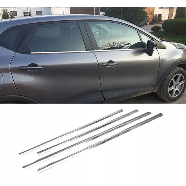 RENAULT CAPTUR - CHROME STRIPS FOR WINDOW SIDE DOOR