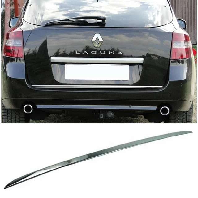 Renault LAGUNA III Kombi - CHROME JUOSTĖ ANT KLOPOS