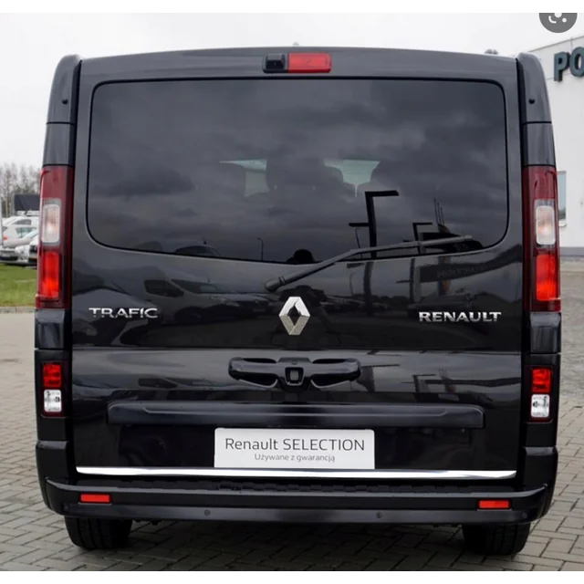 Renault TRAFIC - CHROME STRIP Chromed on the flap