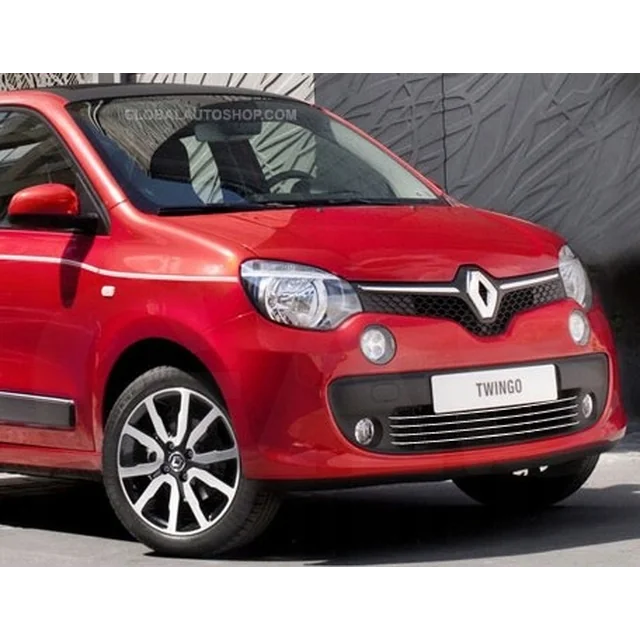 Renault Twingo - Bandes chromées, calandre chromée, réglage du pare-chocs factice